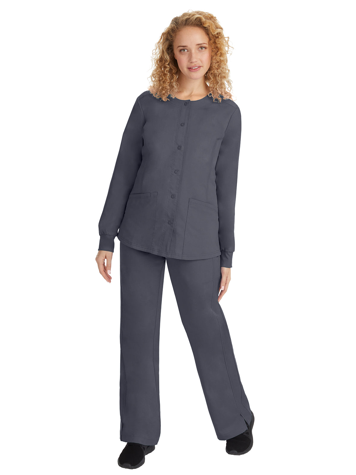 Women's Snap-Front Scrub Jacket