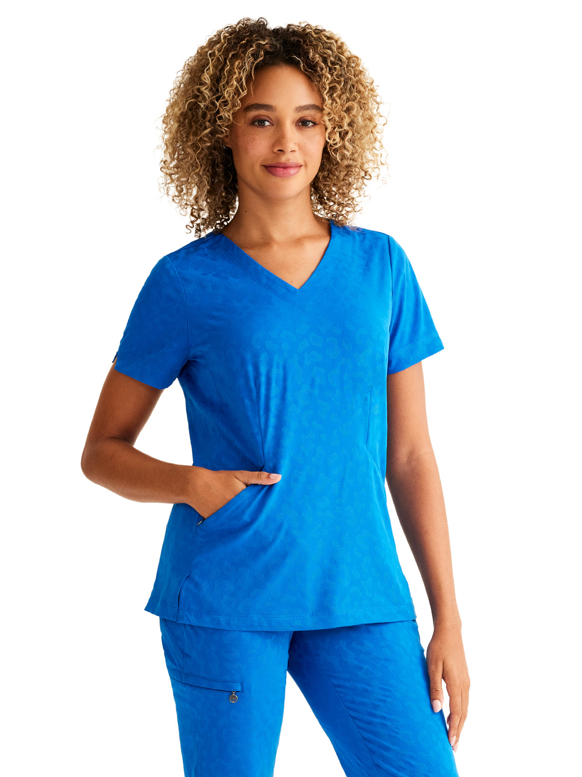 Women's 2-Pocket Jolie Scrub Top