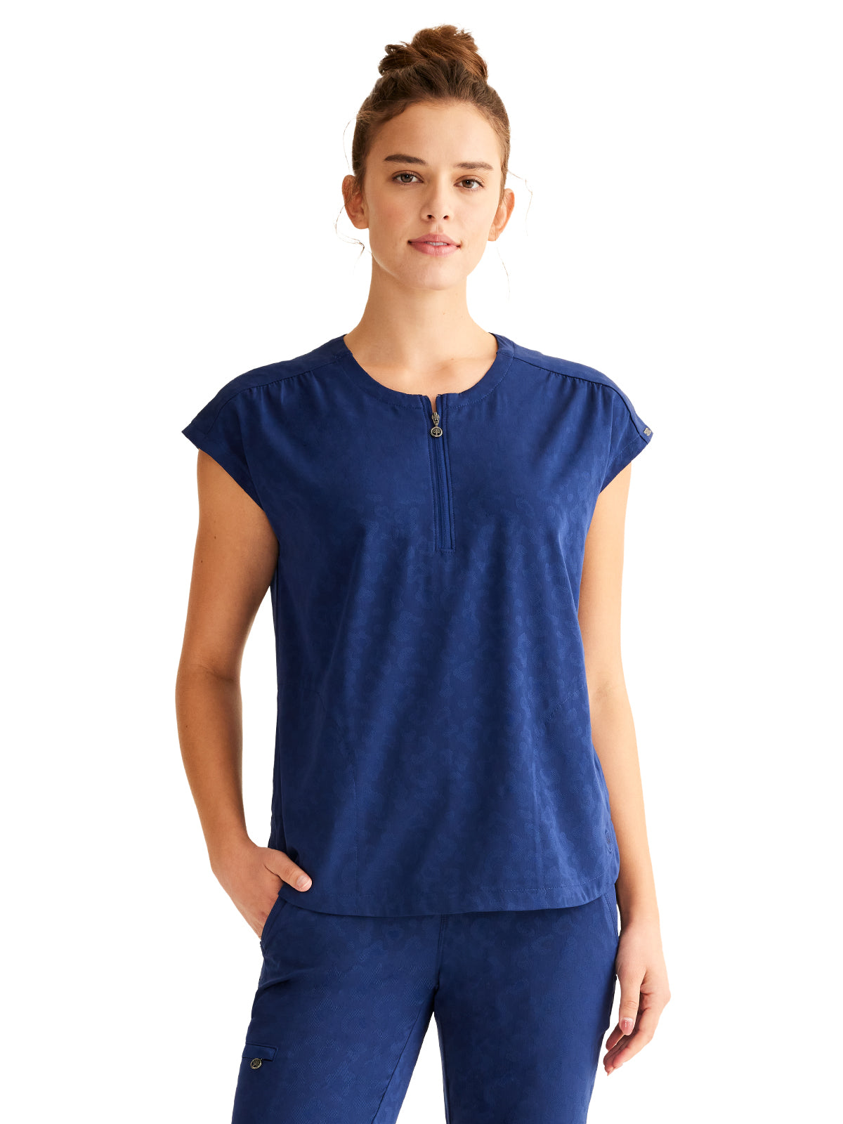 Women's 2-Pocket Jayden Scrub Top