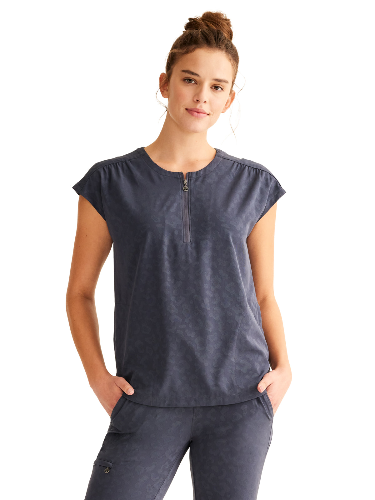 Women's 2-Pocket Jayden Scrub Top