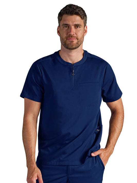 Men's Victor Quarter-Zip Scrub Top