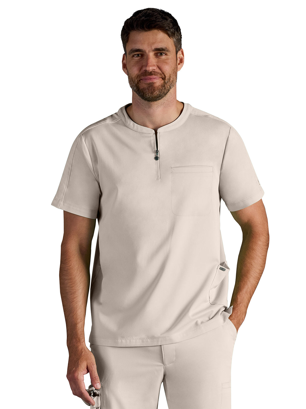 Men's Victor Quarter-Zip Scrub Top