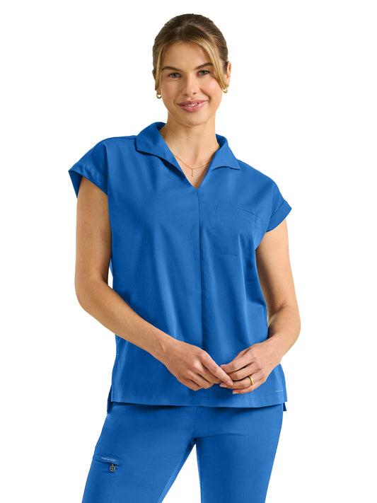 Women's 1-Pocket Jazz Tuckable Shirt - 607 - Royal