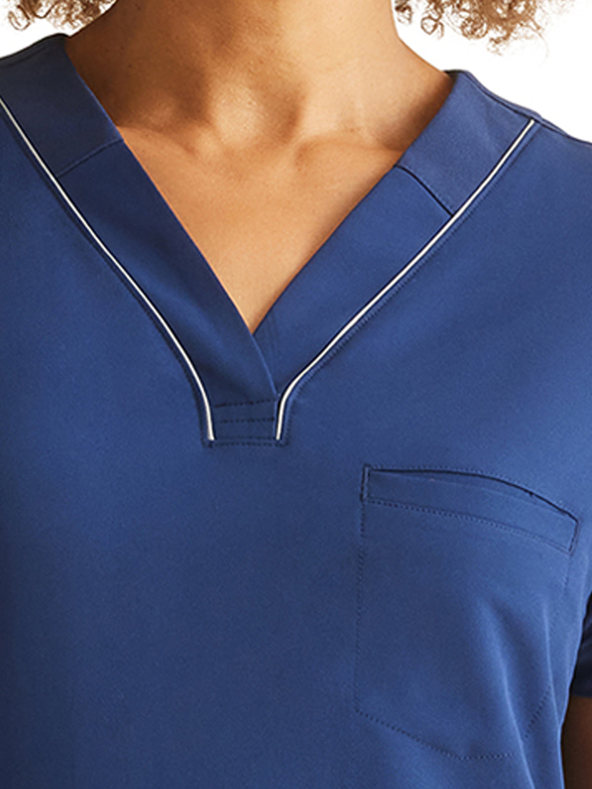 Women's 1-Pocket V-Neck Scrub Top