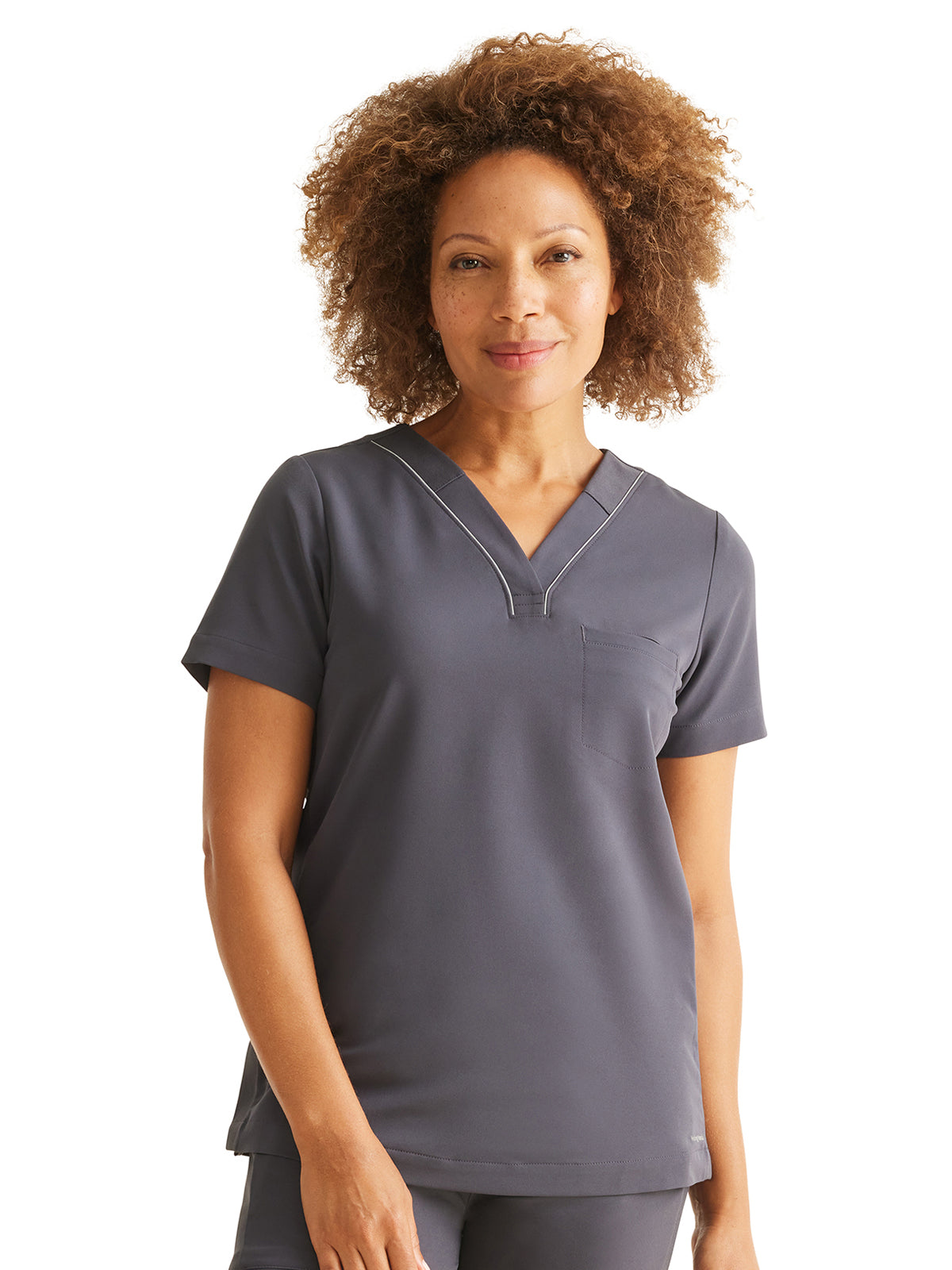 Women's 1-Pocket V-Neck Scrub Top