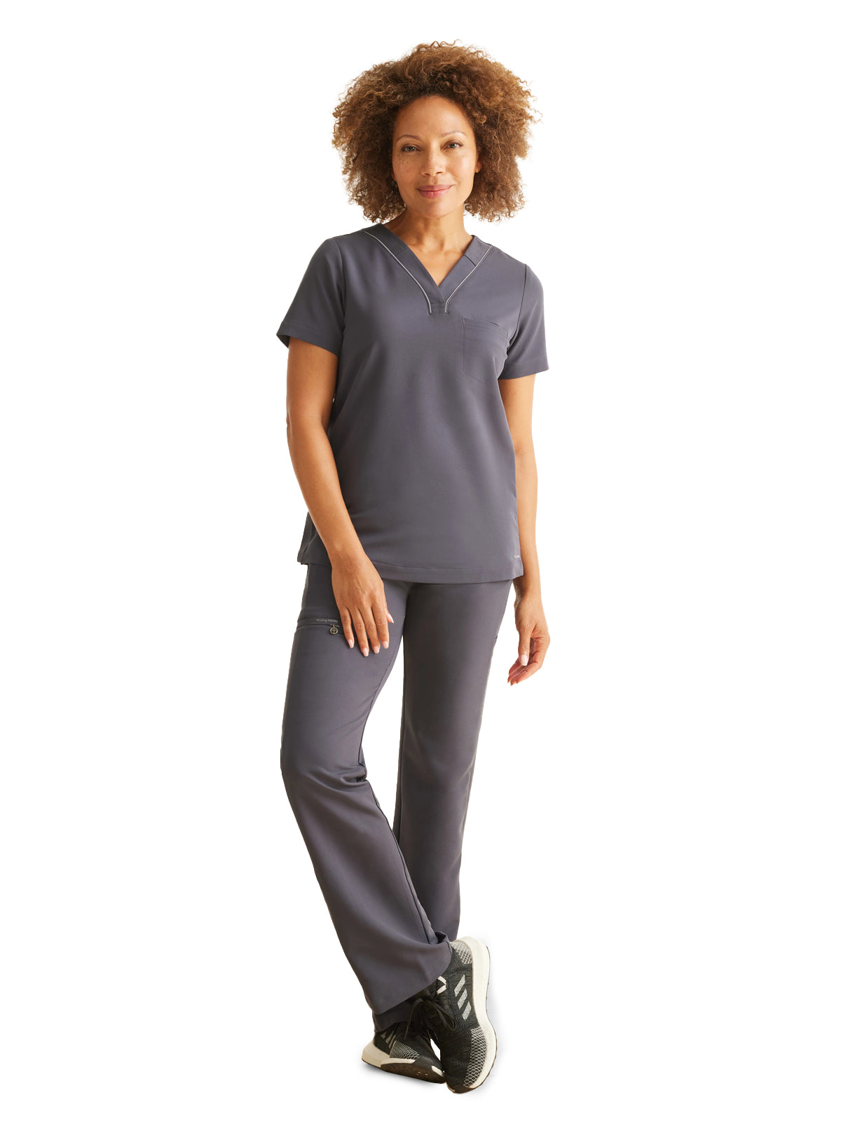 Women's 1-Pocket V-Neck Scrub Top