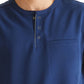 Men's 1-Pocket Shane Mandarin Collar Top