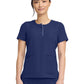 Women's 3-Pocket Crew Neck Top - 702 - Navy