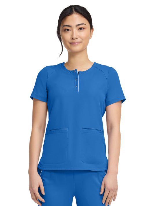 Women's 3-Pocket Crew Neck Top - 702 - Royal