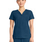 Women's 3-Pocket Y-Neck Top - 751 - Caribbean