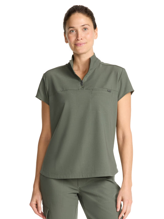 Women's 1-Pocket Partial Zip Top