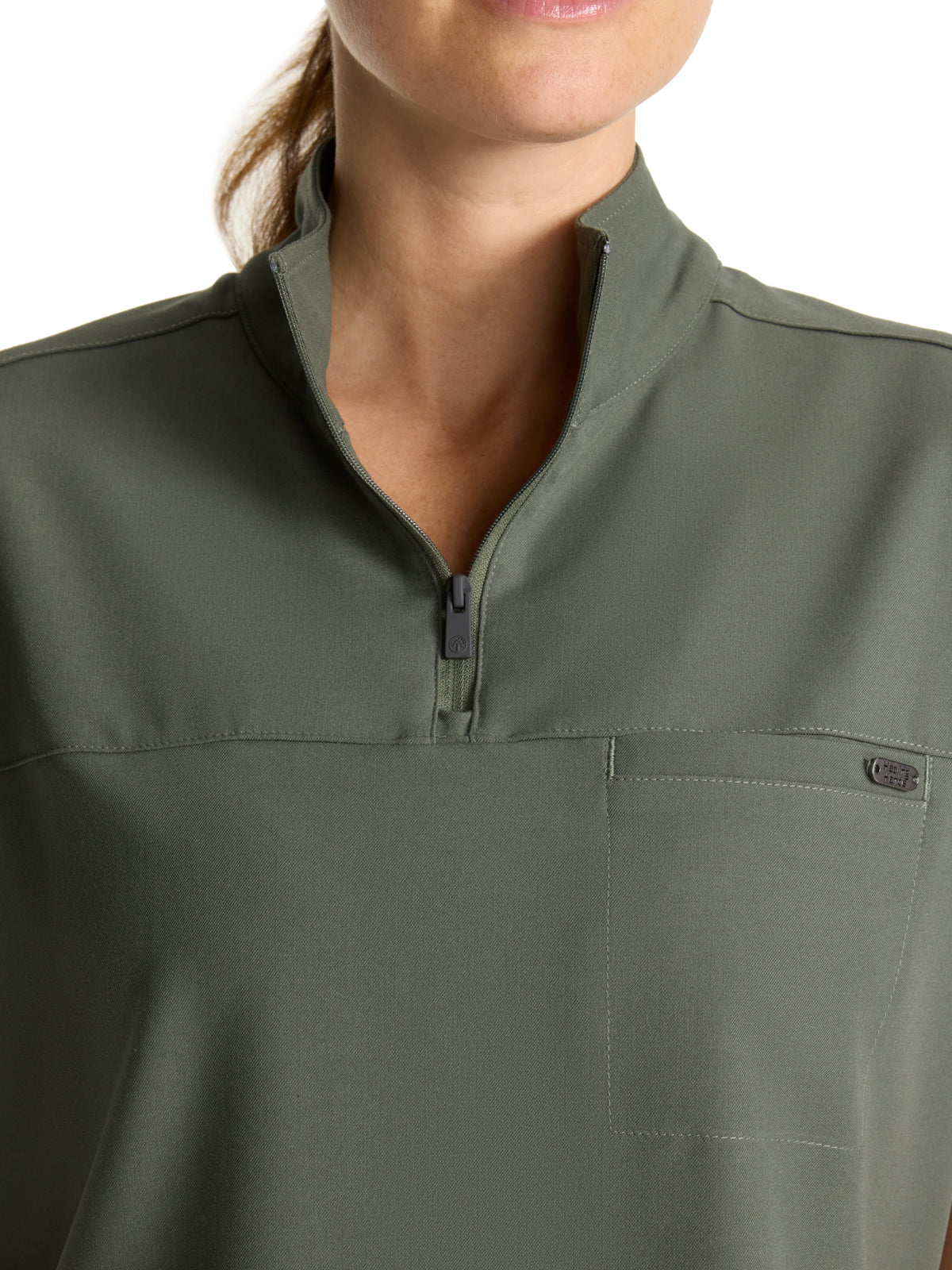 Women's 1-Pocket Partial Zip Top