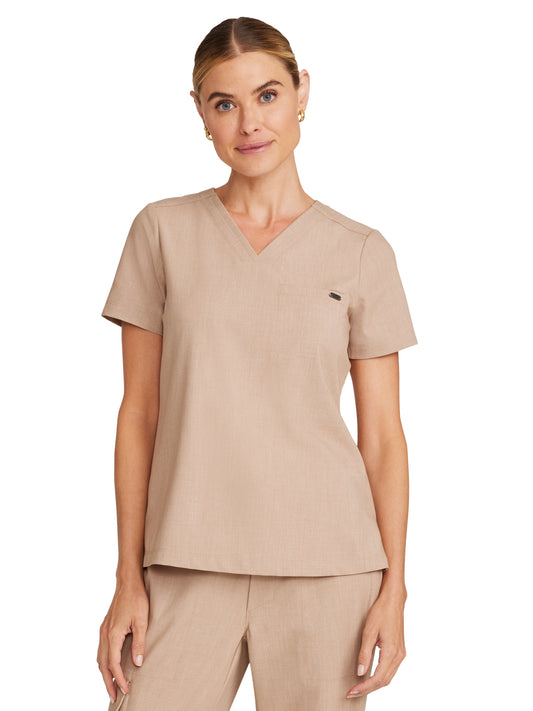 Women's 1-Pocket V-Neck Top