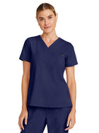 Women's 1-Pocket V-Neck Top - 755 - Navy