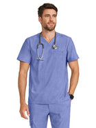 Men's 1-Pocket V-Neck Top - 758 - Ceil