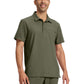 Men's 3-Pocket Polo Collar Top - 759 - Olive