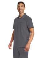 Men's 3-Pocket Polo Collar Top - 759 - Pewter