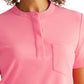 Women's 1-Pocket Mandarin Collar Scrub Top