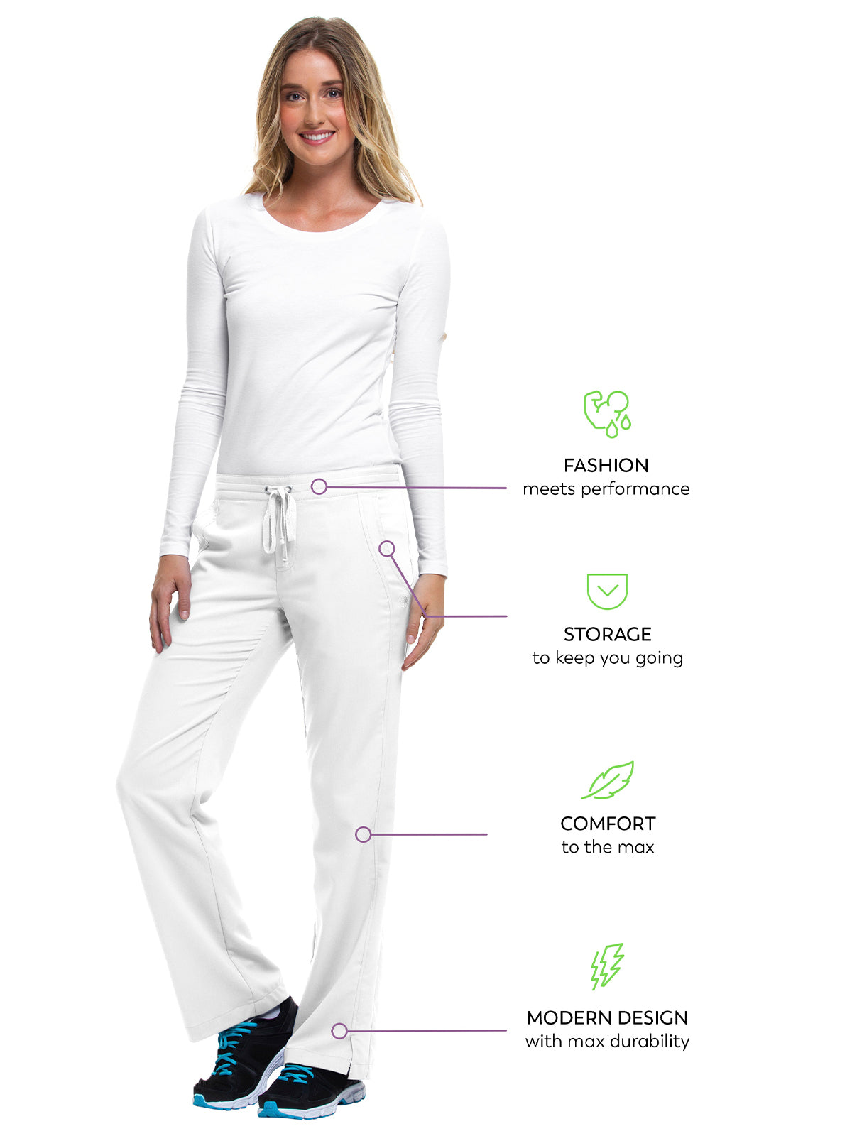 Women's Flat Front Pant