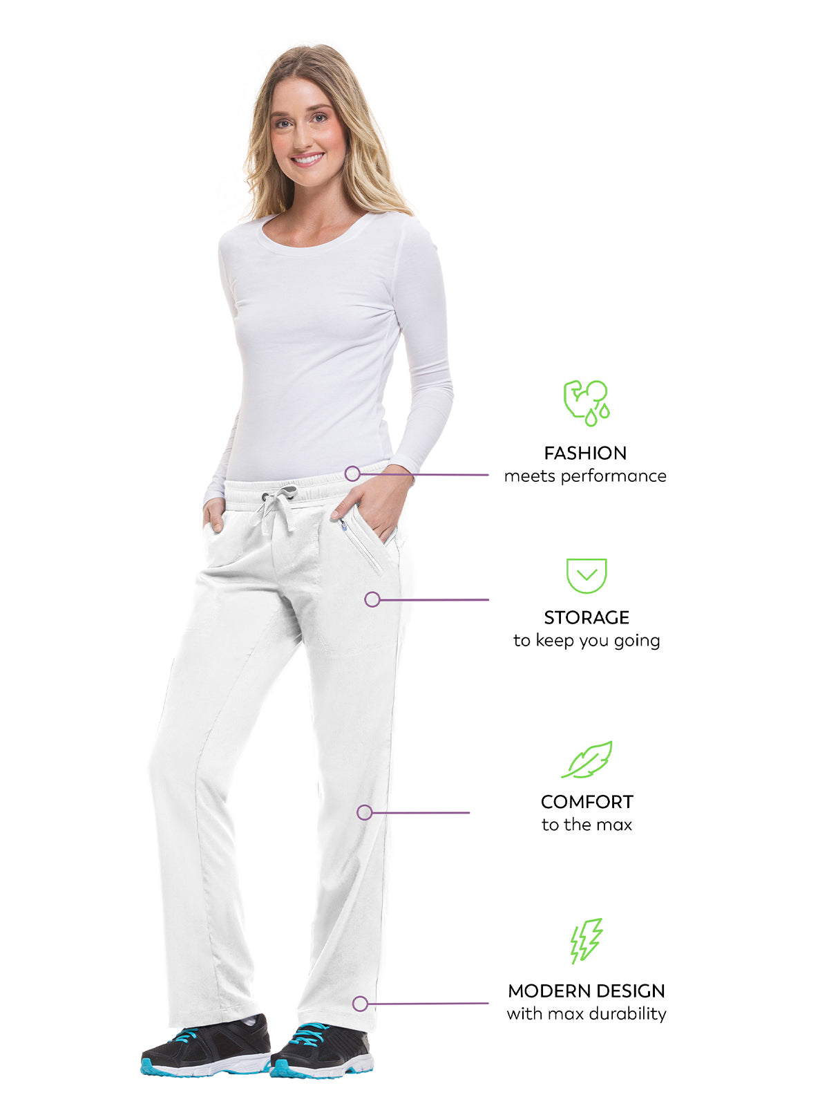 Women's Elastic Waistband Pant