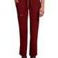Women's 6-Pocket Nisha Mid Rise Pant - 9152 - Garnet Red
