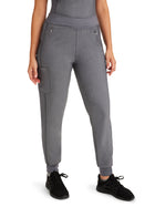 Women's 6-Pocket Tara Yoga Waistband Pant - 9233 - Heather Grey