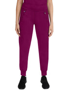 Women's 6-Pocket Tara Yoga Waistband Pant - 9233 - Wine