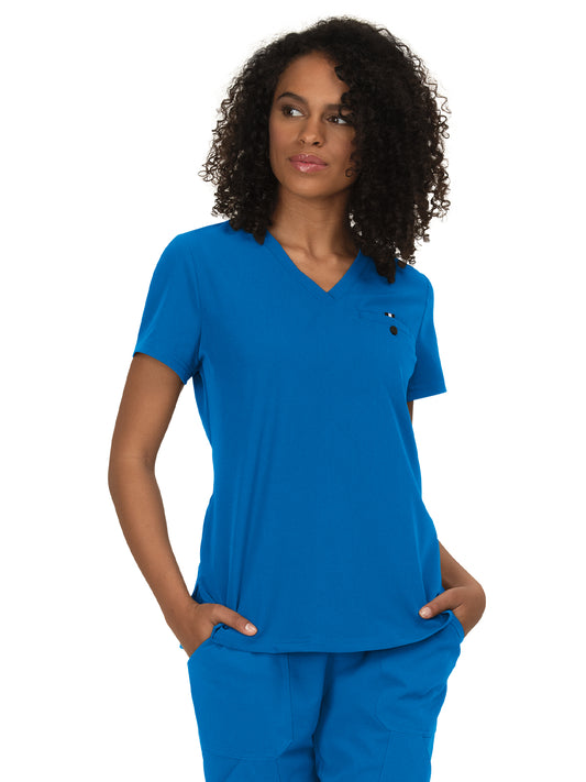 Women's One-Pocket Tuck-In Ready to Work Top - 1010 - Royal Blue
