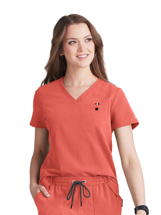 Women's 1-Pocket Tuck-In Ready to Work Scrub Top