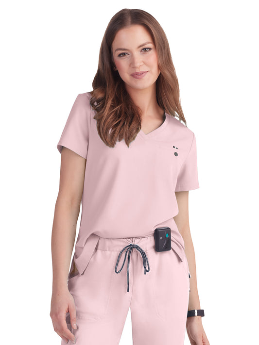 Women's One-Pocket Tuck-In Ready to Work Top - 1010 - Pink Dream