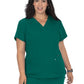 Women's 3-Pocket Wide V-Neck Stretch Hustle and Heart Scrub Top