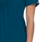 Women's 4-Pocket Split-Neck Action Scrub Top