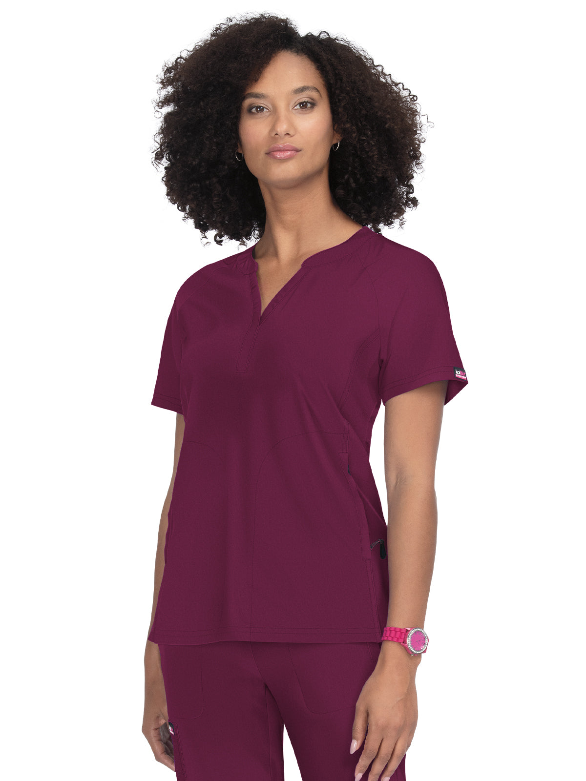 Women's 4-Pocket Split-Neck Action Top