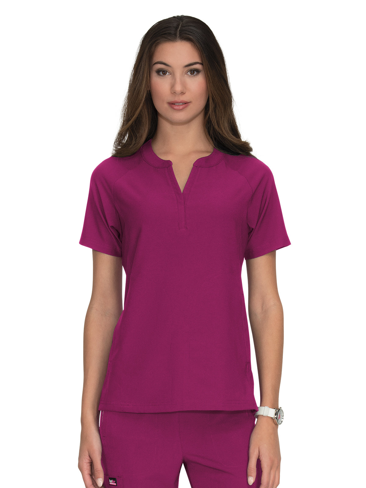 Women's 4-Pocket Split-Neck Action Top