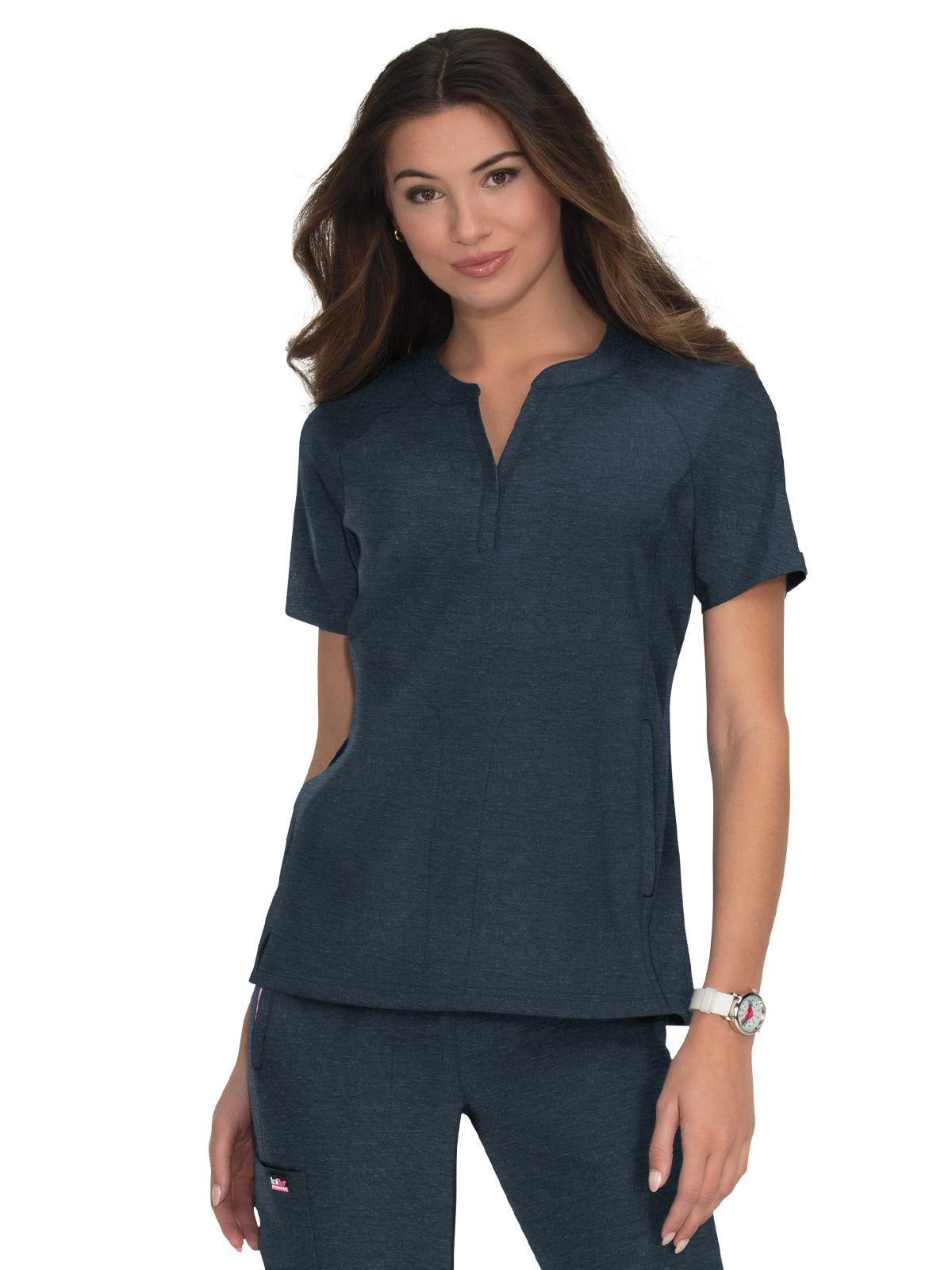 Women's 4-Pocket Split-Neck Action Top