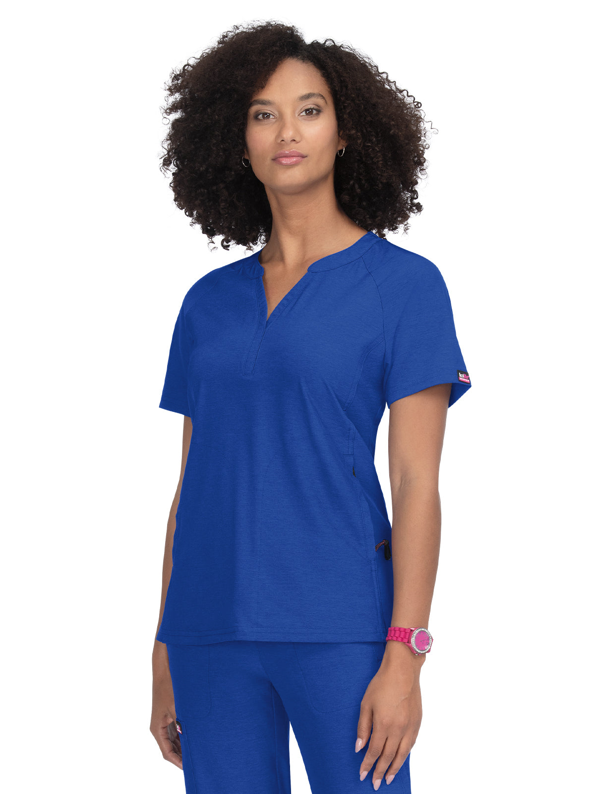 Women's 4-Pocket Split-Neck Action Top