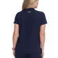 Women's 4-Pocket Zipper-Neck Mandarin Collar Driven Scrub Top