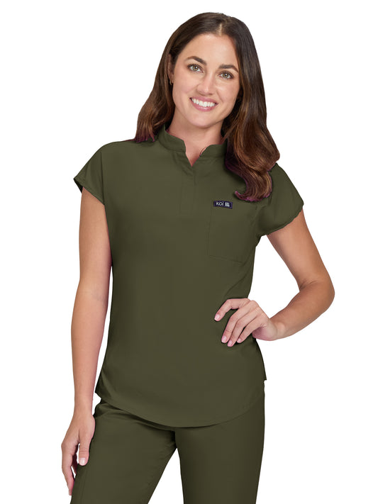 Women's 1-Pocket Stretch Tuck-In Ari Scrub Top