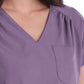 Women's 1-Pocket Heart-Shaped Neckline Eco-Friendly Kailani Scrub Top