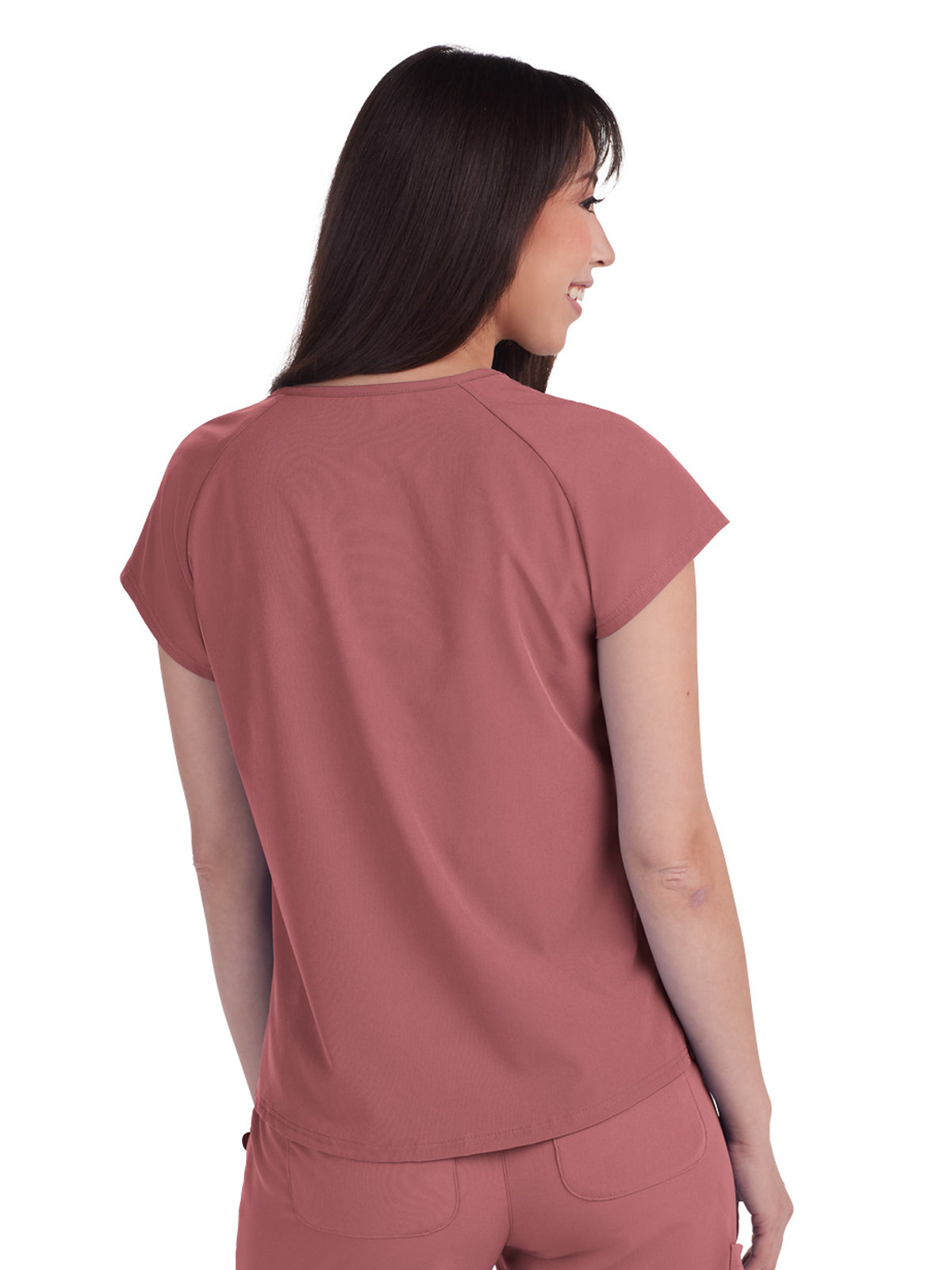 Women's 1-Pocket Heart-Shaped Neckline Eco-Friendly Kailani Top