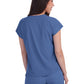 Women's 1-Pocket Heart-Shaped Neckline Eco-Friendly Kailani Scrub Top