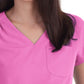 Women's 1-Pocket Heart-Shaped Neckline Eco-Friendly Kailani Scrub Top