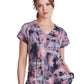 Women's Heart-Shaped Neckline Meadow Scrub Top