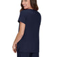 Women's Shirred Chest V-Neck Enik Scrub Top