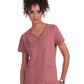 Women's Shirred Chest V-Neck Enik Scrub Top