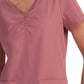 Women's Shirred Chest V-Neck Enik Scrub Top