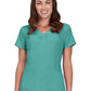 Women's Shirred Chest V-Neck Enik Scrub Top