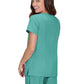 Women's Shirred Chest V-Neck Enik Scrub Top