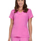 Women's Shirred Chest V-Neck Enik Scrub Top