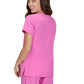 Women's Shirred Chest V-Neck Enik Scrub Top